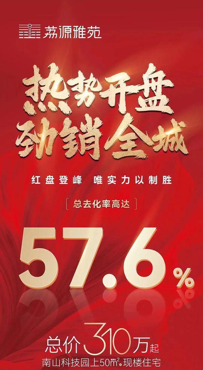 九游app：官方最新【南山荔源雅苑】南山稀缺小户型现楼约50㎡-117㎡!(图2)