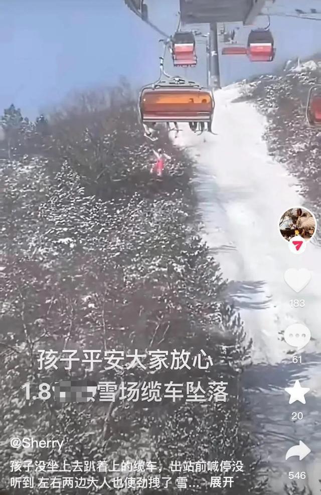 事故频发！一儿童掉下缆车！玩这些游乐项目一定小心