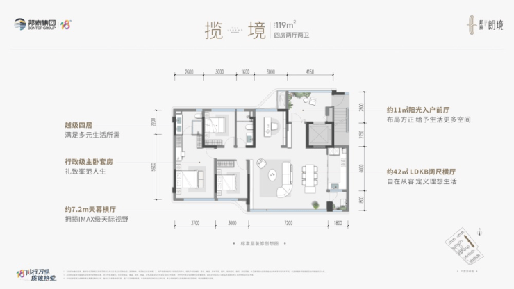 城西【邦泰朗境】首页网站6月房价更新售楼处电话户型图解析楼盘详情房价走势预测(图4)