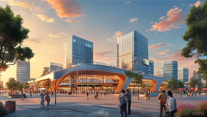 九游娱乐：®招商时代潮派售楼处 松江招商时代潮派官方发布：畅享多元配套(图2)
