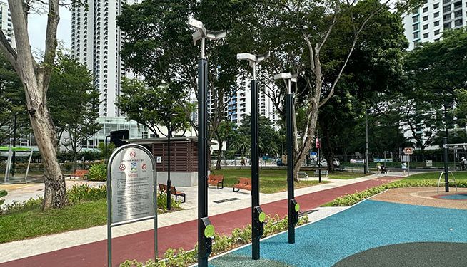 九游娱乐：大巴窑中央游乐场：水戏区的休闲广场(图7)