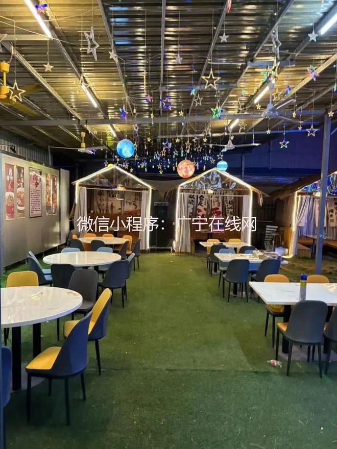 【生意转让】广宁一花园式湘粤菜馆转让包厢6个木屋卡座4个儿童游乐设施等接手可经营(图1)