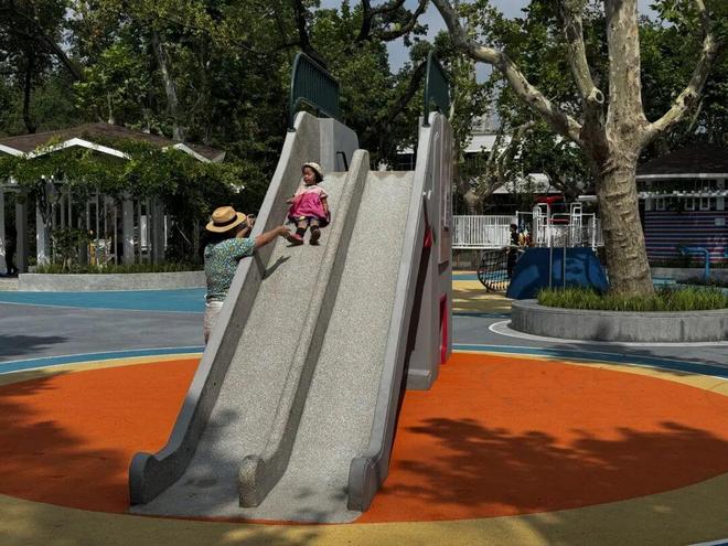 杨浦公园“大象滑梯”焕新归来快来打卡你的“爷童回”(图5)