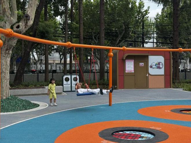 杨浦公园“大象滑梯”焕新归来快来打卡你的“爷童回”(图7)