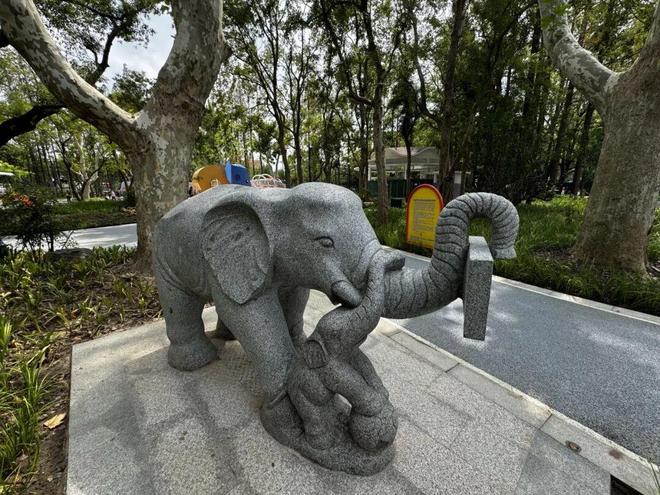 杨浦公园“大象滑梯”焕新归来快来打卡你的“爷童回”(图8)