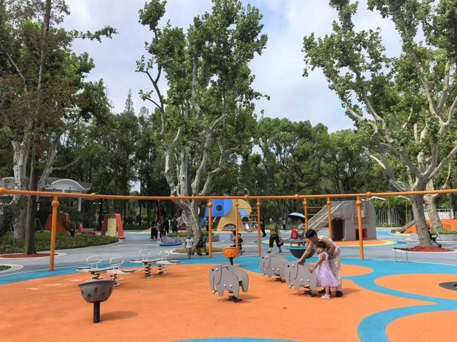60多岁大象滑梯携“象素乐园”回归杨浦公园全新儿童乐园即日起进入试运行(图3)