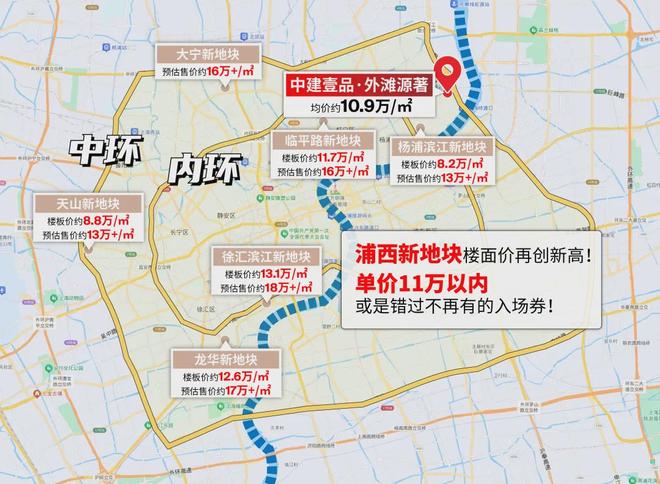 央企中建!杨浦中建壹品外滩源著售楼处近滨江商圈!(图3)