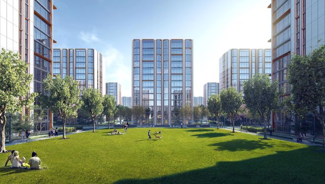九游娱乐：当红好房天安一号官方售楼处发布：天安一号中环双轨交改善盘！(图4)