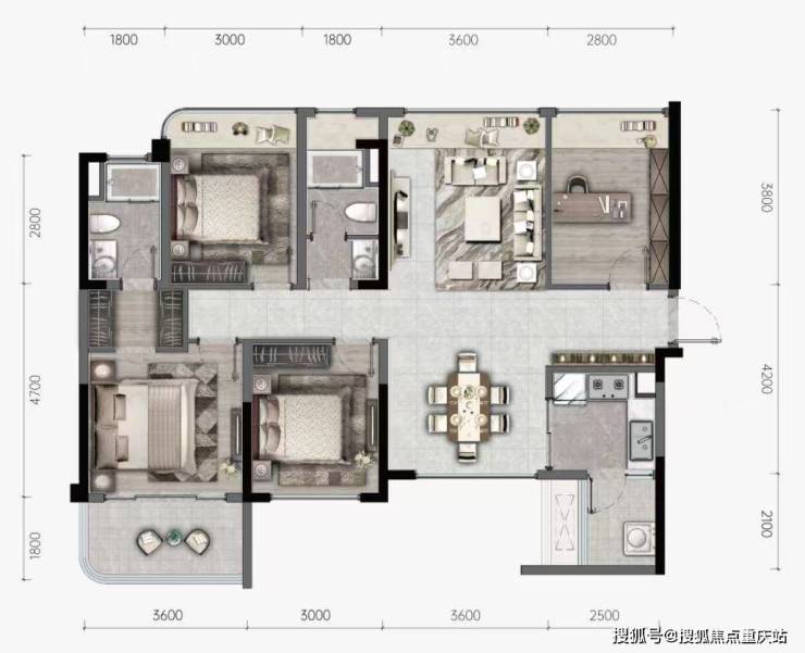 成都天府星萃里售楼部官方电话周边配套详情楼盘核心价值户型全面解析(图5)